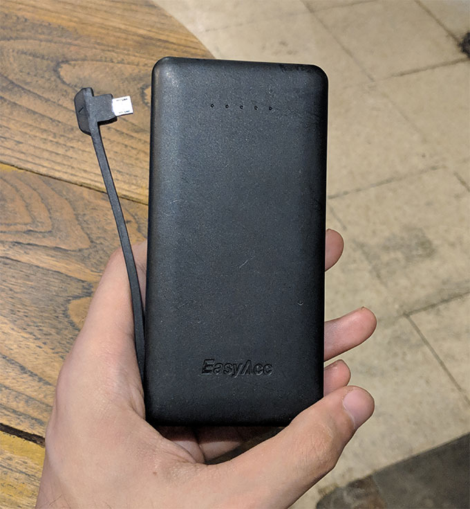 EasyAcc 6000mAh Ultra Slim Portable Charger