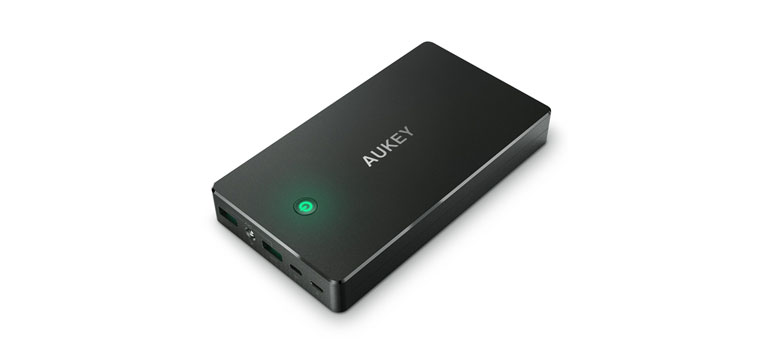 Aukey 20000mAh Portable Charger 3.4A with Lightning and Micro-USB Input Review